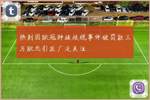 热刺因欧冠种族歧视事件被罚款三万欧元引发广泛关注